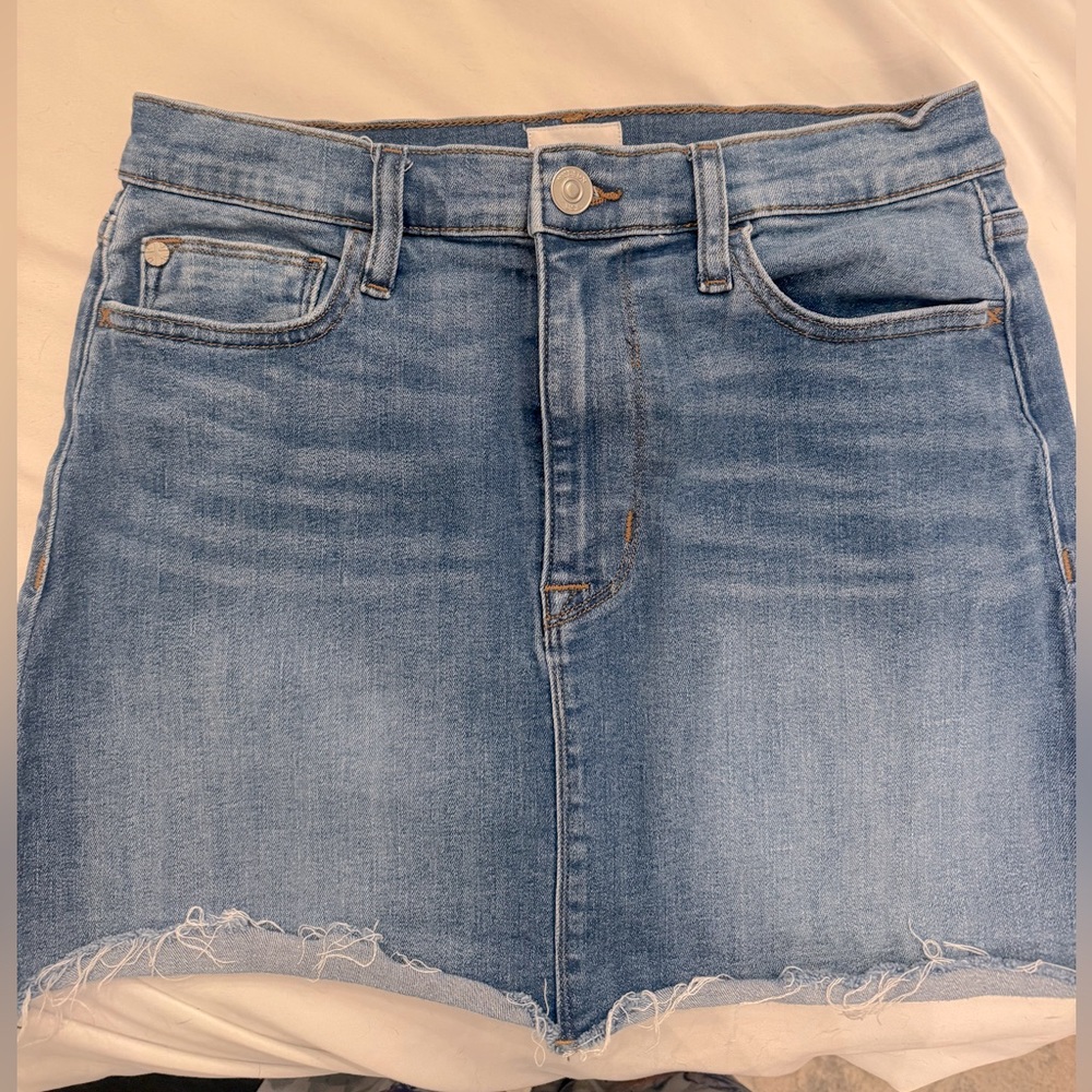 Hudson jeans denim mini skirt